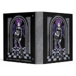"Natasha" Gothic Pink Guardian Angel Binder