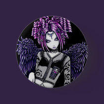 Natasha Pink Purple Angel buttons
