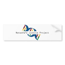 Natasha's Justice Project Logo Sticker Bumper Stickers