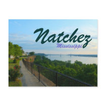 Natchez Mississippi River Bluffs Great Flood 2011 Post Card