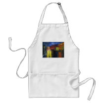 Natchitoches, Louisiana at Night aprons by Artist_Lenora Natchitoches, Louisiana at Night aprons