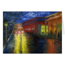 Natchitoches, Louisiana at Night Card