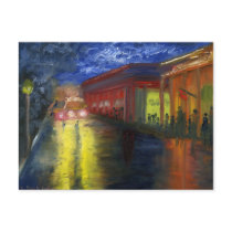 Natchitoches, Louisiana at Night Postcard