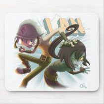 Nate and Tlob 1 Mousepad by tlobstudios Nate and Tlob 1 Mousepad