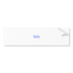 Nate Bumper Stickers