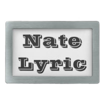 NateLyric Belt Buckles