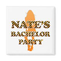 Nate's Bachelor Party Fridge Magnets