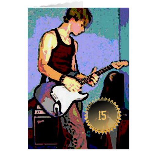 Nate's Birthday Guitar Cards