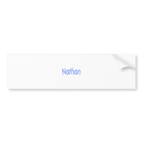 Nathan Bumper Sticker