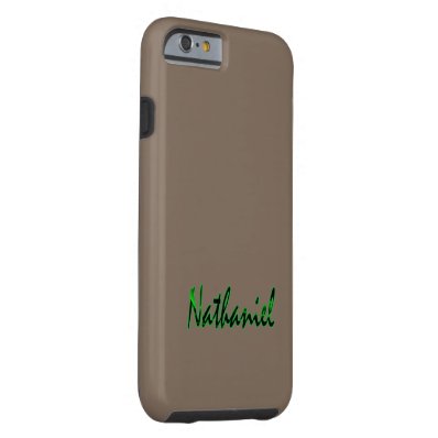 Nathaniel Customized Tough iPhone case