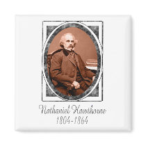 Nathaniel Hawthorne magnets by nakedzealot Nathaniel Hawthorne magnets