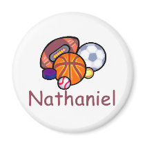 Nathaniel Refrigerator Magnet