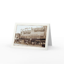 Nathan's Famous Hot Dogs Blank Greeting Card