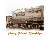 Nathan's Famous Hot Dogs Ladies' Customized t-shirts