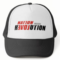 Nation Needs rEVOLution hats by nitinsarkar Nation Needs rEVOLution hats