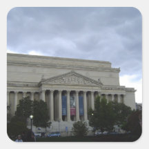 National Archives Square Stickers