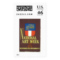 National Art Week 1941 WPA Stamp