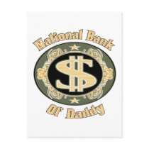 National Bank Of Daddy Post Cards