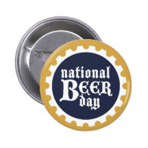 National Beer Day Button