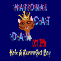 National Cat Day Shirt by Lotacats National Cat Day Shirt