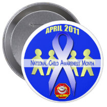 National Child Awareness Month Button buttons