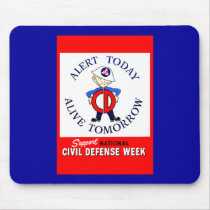 National Civil Defense Week Mousepad