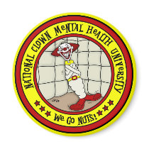 National Clown Mental Health University magnets by psychoclowns National Clown Mental Health University magnets