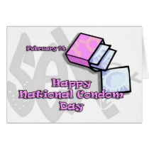 National Condom Day February 14 Greeting Cards