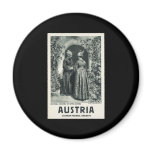 National costumes of Upper Austria Fridge Magnet