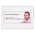 National Day of Silent Meditation Reminder (NDSM3) cards