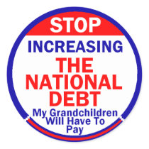 National Debt Sticker by samappleby National Debt Sticker