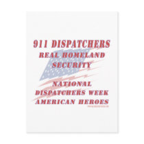 National Dispatchers Week American Heroes postcards