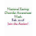 National Eating Disorder Awareness Week, Feb. 2... t-shirts