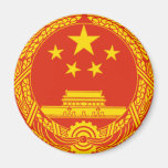 NATIONAL EMBLEM OF THE PEOPLES REPUBLIC OF CHINA REFRIGERATOR MAGNET