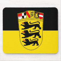 National flag Baden-Wuerttemberg Mousepads
