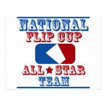 national flip cup champion post card