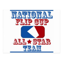 national flip cup champion postcard