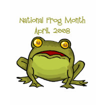 National Frog Month t-shirts by naturetees National Frog Month t-shirts