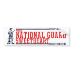 National Guard Sweetheart T-Shirts and Gifts Bumper Sticker