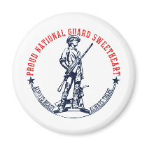 National Guard Sweetheart T-Shirts and Gifts Fridge Magnet