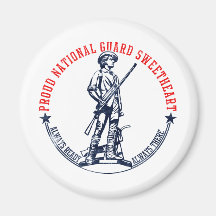 National Guard Sweetheart T-Shirts and Gifts Fridge Magnet
