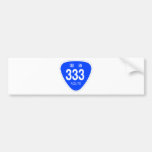 National highway 333 line - national highway sign bumper sticker