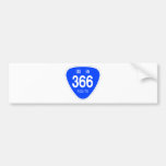 National highway 366 line - national highway sign bumper stickers