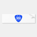 National highway 368 line - national highway sign bumper sticker