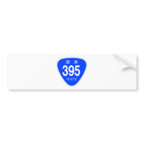 National highway 395 line - national highway sign bumper sticker