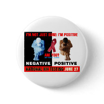 National HIV Testing Day Button