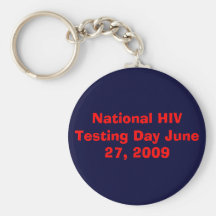 National HIV Testing Day Keychain
