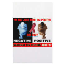 National HIV Testing Day stationery by hivspeakers National HIV Testing Day stationery