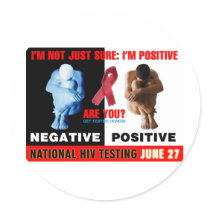 National HIV Testing Day stickers by hivspeakers National HIV Testing Day stickers