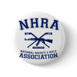 National Hockey and Rifle Association Button